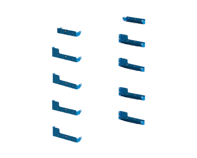 Adrian AECK2T16A5 16" End Cap Kit, 5-Sets, blue, Adrian vehicle kit components.