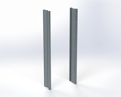 Adrian AEPK1068G 68" End Panel Kit, high roof van accessory, gray color panels.