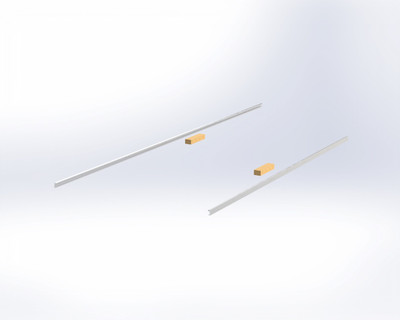 Adrian ARKSPH170X Mounting Rail Kit, Driver & Passenger Side / Sprinter High Roof 170″ Extended