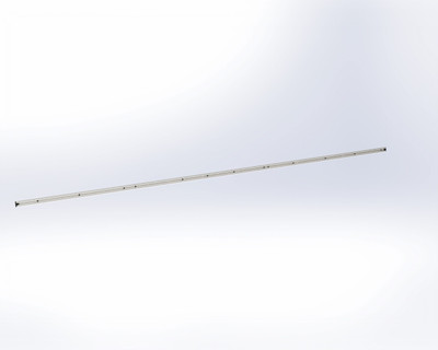 Adrian ARKSPH170XDS Extended Roof Mounting rail kit, Driver Side, Sprinter High Roof 170" silver.