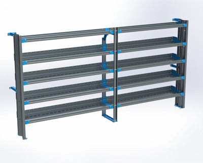 Adrian AS-2T14120SPHA 5-Shelf Unit, Cabinet Use, 14x120 (R60/F60) / Sprinter High Roof 170″