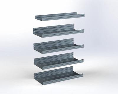 Adrian ASFK2T1436G5 5-Shelf Kit, 14 x 36