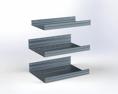 Adrian ASFK2T1624G3 3-Shelf Kit, 16 x 24, gray vehicle shelving unit by Adrian.