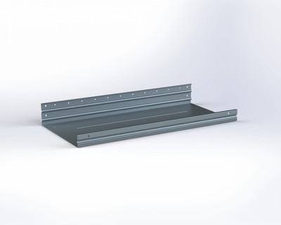 Adrian ASFK2T1636G1 Shelf, 16 x 36, vehicle storage accessory, gray metal shelving unit.