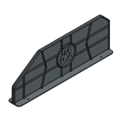 Adrian DIVK161 Adrian Shelving Kit, Single, 5.5h x 15.74d, Gray