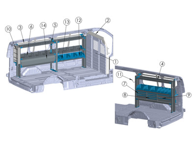 Adrian ELE-FT-LR148 Electrical Starter Package, Ford Transit, Low Roof 148 WB