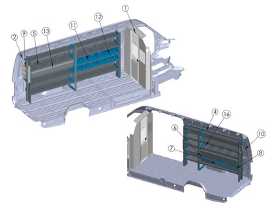 Adrian ELE-SP-HR170 Electrical Starter Package, Sprinter High Roof 170 WB