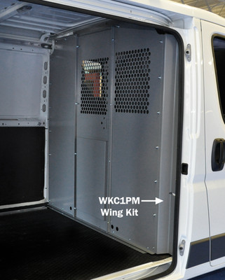 Adrian #WKC1PMR Partition Retro Mounting Kit, Gray, ProMaster Van Retrofit Kit by Adrian.