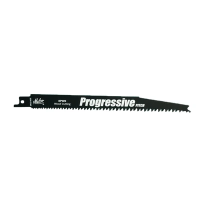 Malco 8" Progressive Wood Blade reciprocating saw blade by Malco Tool for cutting wood.