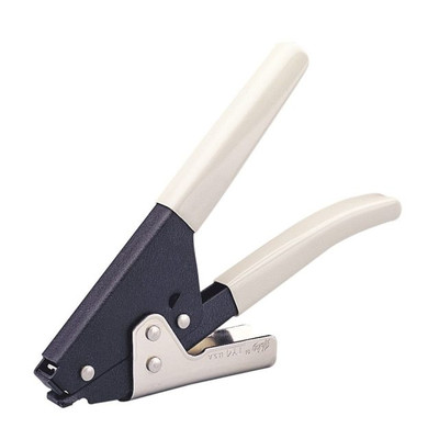 Malco Tool TY4G tie tension tool with manual cut off and white grips.