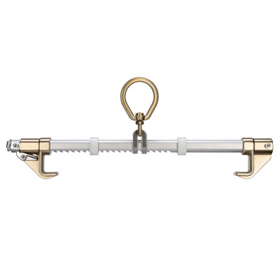 Werner Fall Protection A560000 Single Sided I-Beam Sliding Anchor, 3.5"-14" beams, 1.25" thick, I-Beam Anchor.