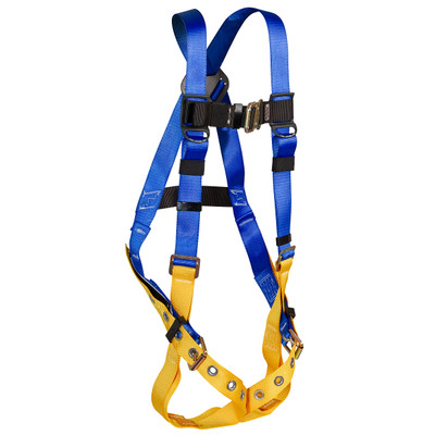 Werner H412002XQC BaseWear H412002XQC Standard (Back D-Ring) Harness, QC Chest, Tongue Buckle Legs