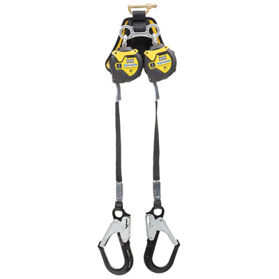 Werner R433006LE-R 6ft Bantam Twin Leg Self-Retracting Lifeline w/Aluminum Rebar, Leading Edge Capability