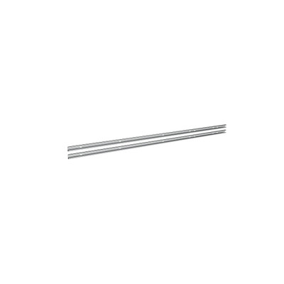 Weather Guard DRRP59XRP Folding Shelf Mounting Rails for Rear Folding Shelves, silver in color.