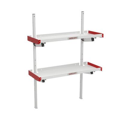 Weather Guard 9548-3-01 Folding Van Shelving, Shelf Unit 48in