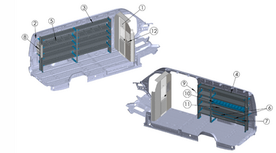 Adrian ELE-SPHR170B Electrical Package, Sprinter High Roof 170WB