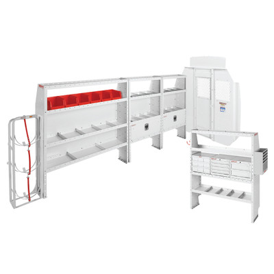 Weather Guard 600-8453L HVAC/Mechanical Van Package, Sprinter, High Roof, 170in Wheelbase