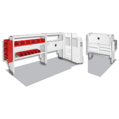 Weather Guard 600-8124R Electrical Contractor Van Package, Full-Size, GM Savana, Chevrolet Express, 135in Wheelbase