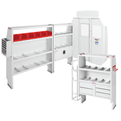 Weather Guard 600-8213R HVAC/Mechanical Van Package, Mid-Roof, Ford Transit, 130in Wheelbase