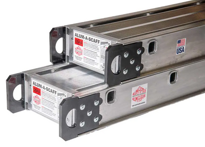 Alum-A-Brake A1216 / 12"W x 16'L Aluminum Stage / 1 Man 500 lb. Capacity