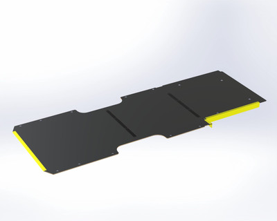 Adrian MFKMS170X Floor Kit for Mercedes Sprinter 170" Ext, black floor kit by Adrian.