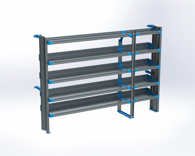 Adrian AS-2T1690SPHA 5-Shelf Unit, 16x90 (R66/F24) / Sprinter High Roof