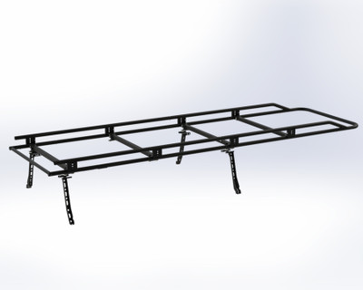 Adrain SLRT-8FC23 Load Runner Rack, Truck Cap, Crew Cab, 8' Bed