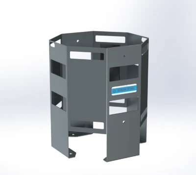 Adrian VTH130 Vertical Tank Holder with 30 lbs. holder, gray color, by Adrian brand.