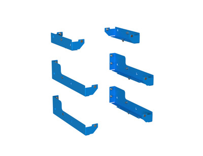 Adrian AECKT2T16A3 Extendobed Shelving End Cap Kit, blue, for car organization accessories.