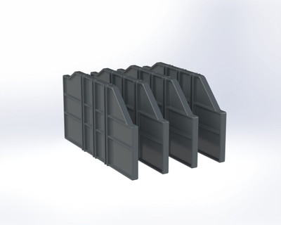 Adrian BINDIVK124 12"D Bin Divider, 4-Pack