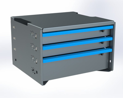 Adrian ADUK1618A3C 3-Drawer Unit, 16 x 18