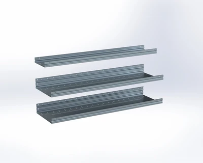 Adrian ASFKT2T1660G3 60" Shelf Kit, 3-Pack / Truck
