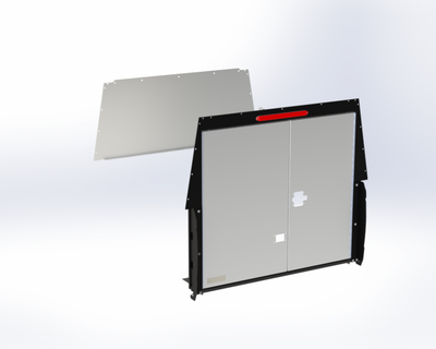 Adrian TCKMAV1BM23 Truck Cap Closure Kit with 23" Top, Mechanical Locks for Ford Maverick accessories.