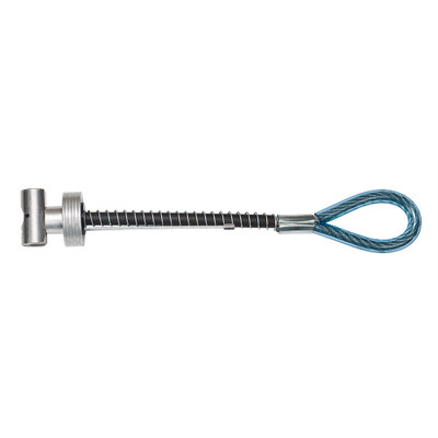 Werner Fall Protection A410000 Toggle Bolt Anchor with blue rope and silver metal components.