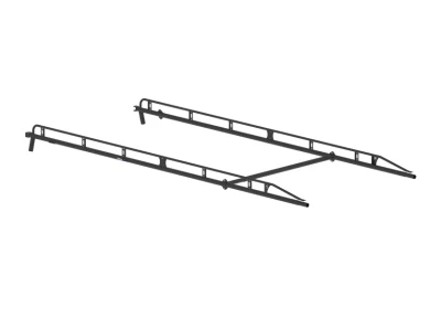 Holman 12103 The Pro Rack Side Channel Kit - Long Bed, Crew Cab/9' Body, Extended Cab/11' Body, Regular Cab - Not compatible with PII part numbers