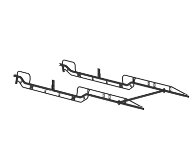 Holman 12203 The Pro Rack Side Channel Kit - Forklift Loadable - Long Bed, Extended Cab - Not compatible with PII part numbers