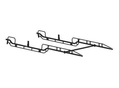 Holman 12204 The Pro Rack Side Channel Kit - Forklift Loadable - Long Bed, Crew Cab - Not compatible with PII part numbers