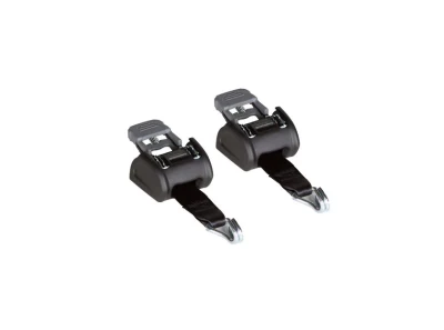 Holman 40850 Retractable Ratchet Straps, 2" W x 7' L, black, pair, by Holman.