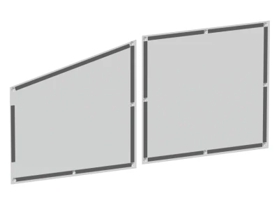 Holman 40644 Partition - Poly-Carbonate Panels to Cover Perforations (Use with 40640)