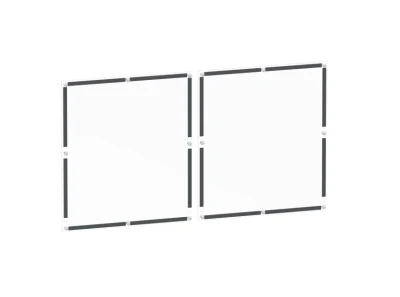 Holman 40654 Partition - Poly-Carbonate Panels to Cover Perforations (Use with 40651 or 40660)
