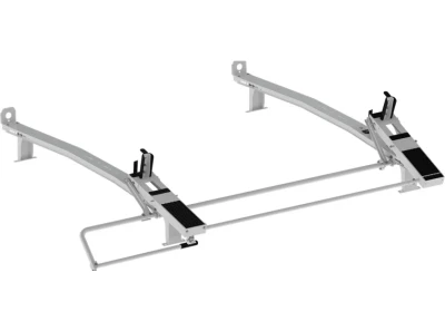 Holman 47953 Drop Down Ladder Rack, Single, Low Roof Covered Service Body, silver, by Holman.