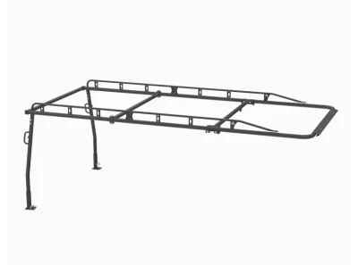 Holman 2PBS8R The Pro Rack Full Kit platform body in black, regular cab, by Holman.