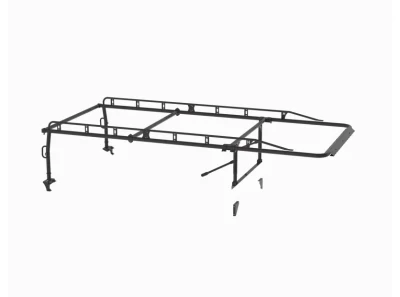 Holman 2SBS8R The Pro Rack Full Kit - Service Bodies, 8' Body, Regular Cab - Not compatible with PII part numbers