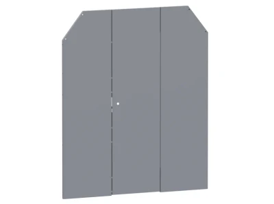 Holman 40661 Partition, solid, Transit Mid/High Roof, Sprinter High Roof, gray, by Holman.