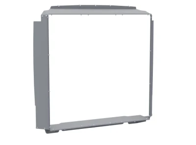 Holman 4064P Partition Wing Kit, ProMaster Std/High/Super High Roof, by Holman, gray in color.