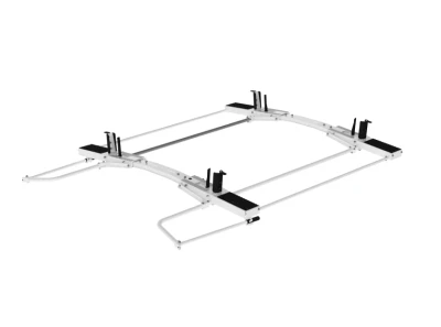 Holman 4095L Drop Down Ladder Rack - Double  - Preassembled - Low Roof Transit & NV, GM