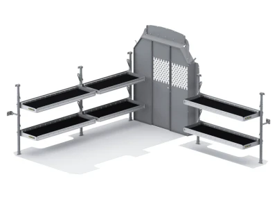 Holman 51SPL Folding Shelves Package - Sprinter 144" WB Standard Roof