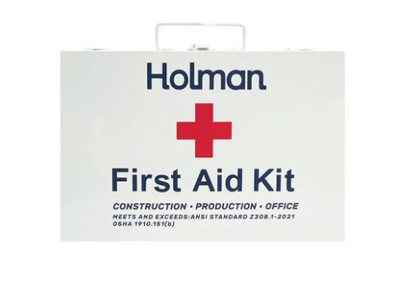 Holman NBTB001-25 First Aid Kit (ANSI & OSHA) - 25-person w/metal case