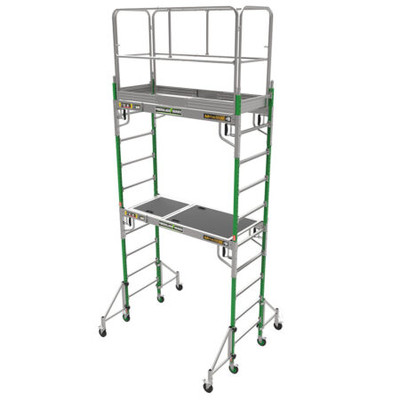 MetalTech I-TCFISC 12′ complete Fiberglass Baker scaffold tower set
