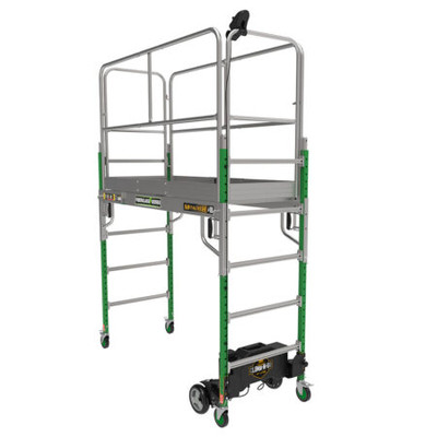 MetalTech I-CNGFK Complete Motorized Fiberglass 6′ Baker scaffold kit
